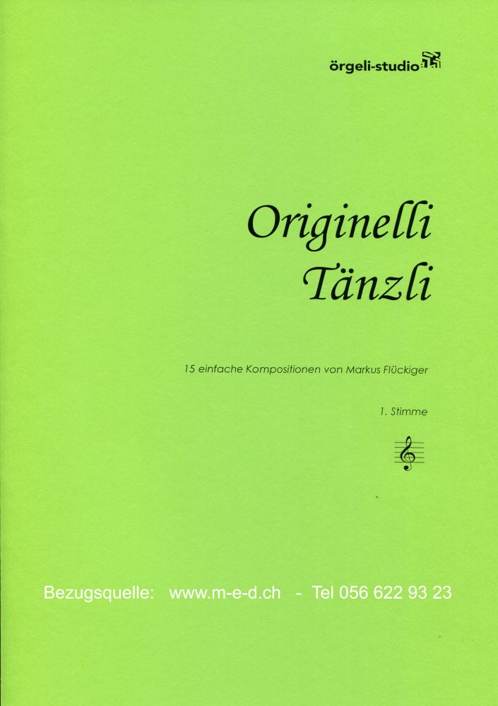 15 Kompositionen in klassischer Notenschrift im Violineschlüssel von Markus Flückiger
						Schwierigkeitsgrad: mittel