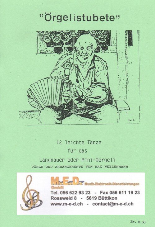 Mini-Örgeli/Langnauer im Griffschrift-Notensystem.